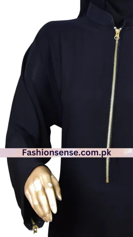 Effortless Style The Maxi Zip Style Abaya