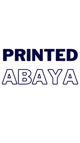 Printed Abaya