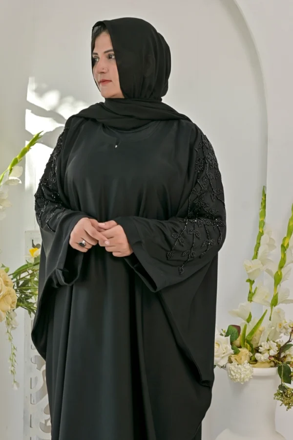 Suheyla Zoom Nida Abaya - Black Color